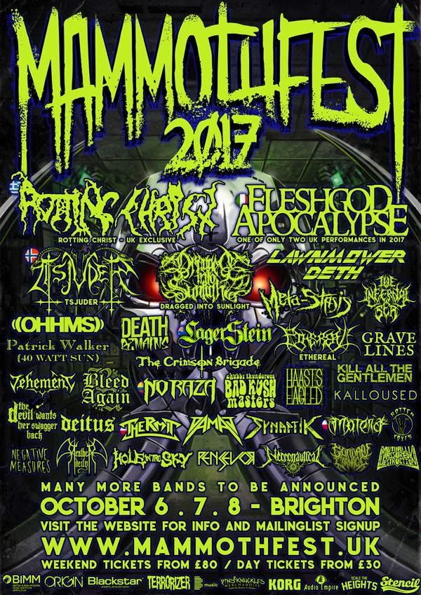 mammothfest poster line-up