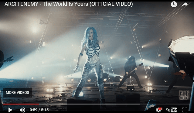 ARCH ENEMY – reveal music video for debut single, “The World Is Yours”