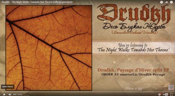 Drudkh and Paysage d’Hiver announce split-EP