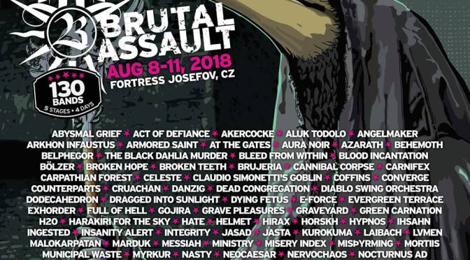 BRUTAL ASSAULT​ ​ 2018:​ ​ Return​ ​ of​ ​ Behemoth,​ ​ At​ ​ The​ ​ Gates,​ ​ Converge or​ ​ Ihsahn