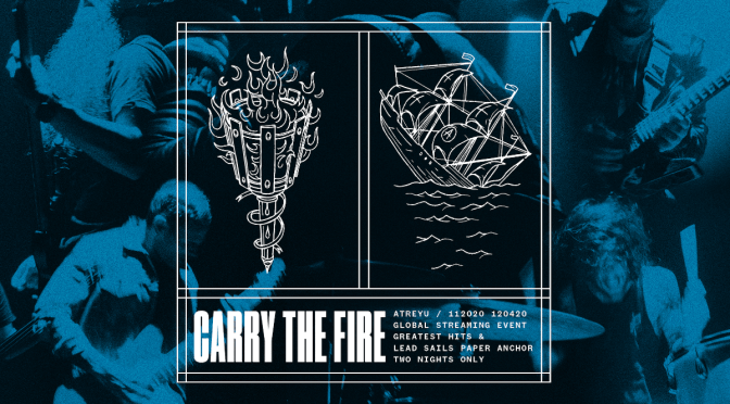 ATREYU ANNOUNCE “CARRY THE FIRE” LIVESTREAMS