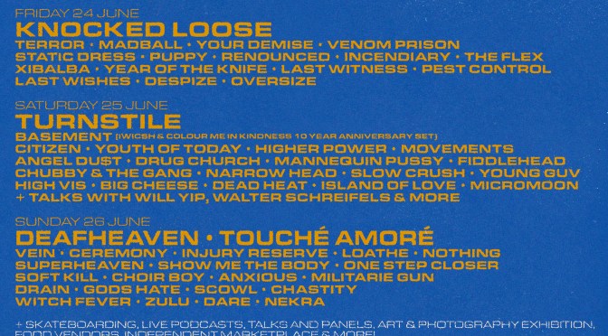 OUTBREAK FEST ADDS DEAFHEAVEN & TOUCHÉ AMORÉ AS HEADLINERS + DAY SPLITS ANNOUNCED
