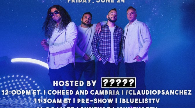 COHEED AND CAMBRIA ANNOUNCE SPECIAL RELEASE DAY LIVESTREAM WITH TWITCH CELEBRATING ‘VAXIS II: A WINDOW OF THE WAKING MIND’