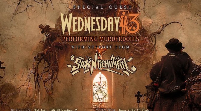CRADLE OF FILTH Announces 2024 “Necromantic Fantasies” EU Tour with Special Guest WEDNESDAY 13 Performing Murderdolls 