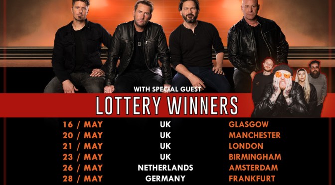 NICKELBACK ADD EUROPEAN DATES TO THEIR HUGELY SUCCESSFUL GET ROLLIN’ WORLD TOUR